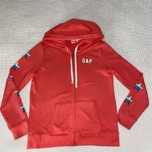 Gap Full Zip Womens Jacket Pink,Blue,Yellow Long Sleeve Size Small 223/6